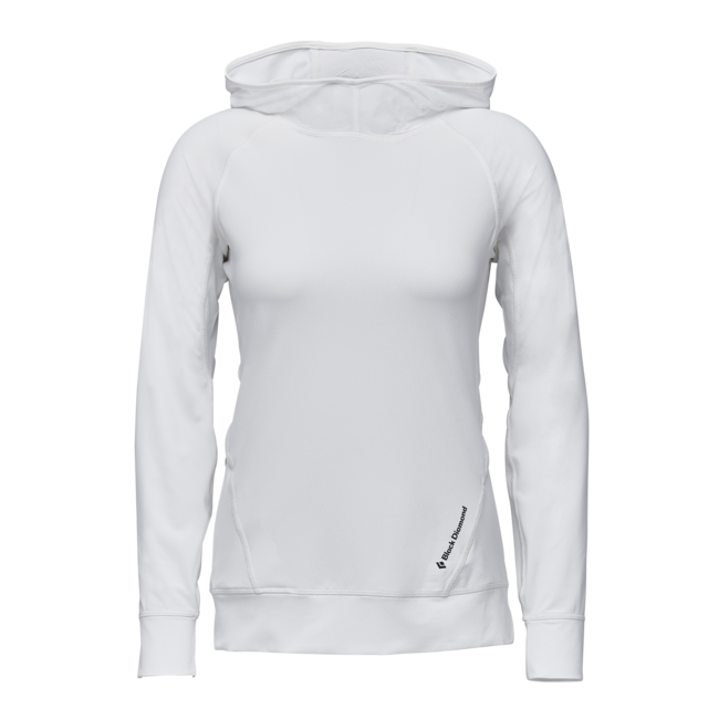 Black Diamond Alpenglow Women's Hoodie, White