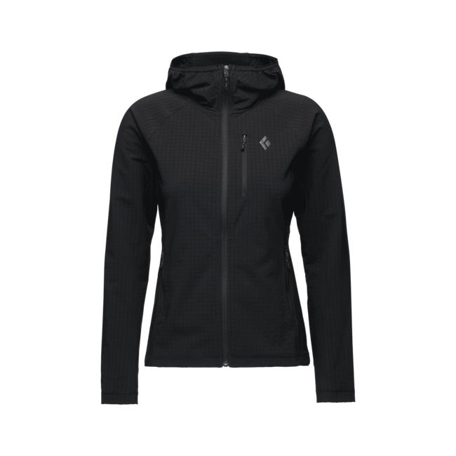 Black Diamond Women's Coefficient Storm Hoodie, Black