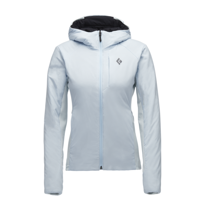 Black Diamond First Light Hybrid Women's Hoodie, Belay Blue