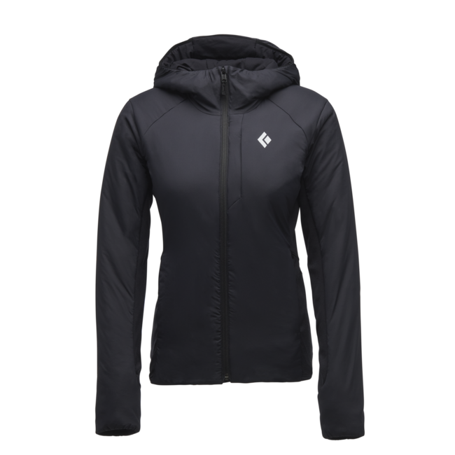 Black Diamond First Light Hybrid Women's Hoodie, Black