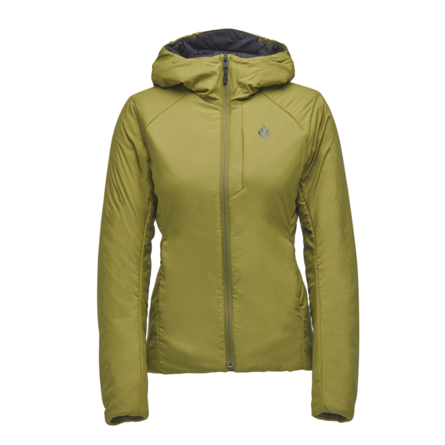 Black Diamond Women's First Light Stretch Hoodie, Crag Green
