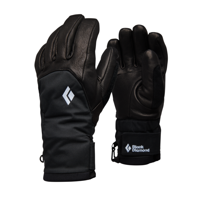 Black Diamond Women's Leather Gloves Legend, Black