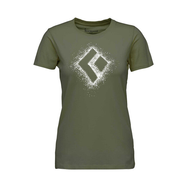 Black Diamond Women's T-shirt Chalked Up 2.0, Tundra