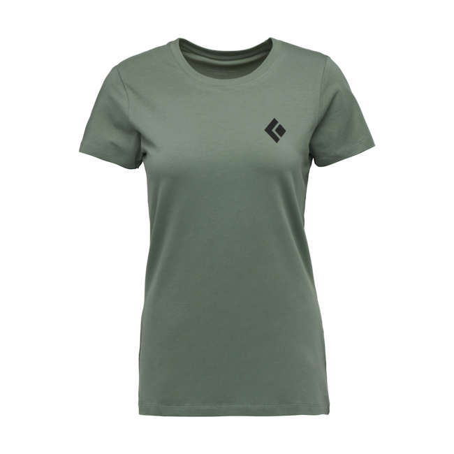Black Diamond Women's Short Sleeve T-Shirt Equipment for Alpinists, Laurel Green