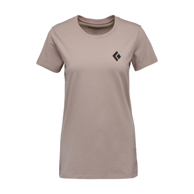 Black Diamond Women's T-shirt Equipment for Alpinists, Pale Mauve