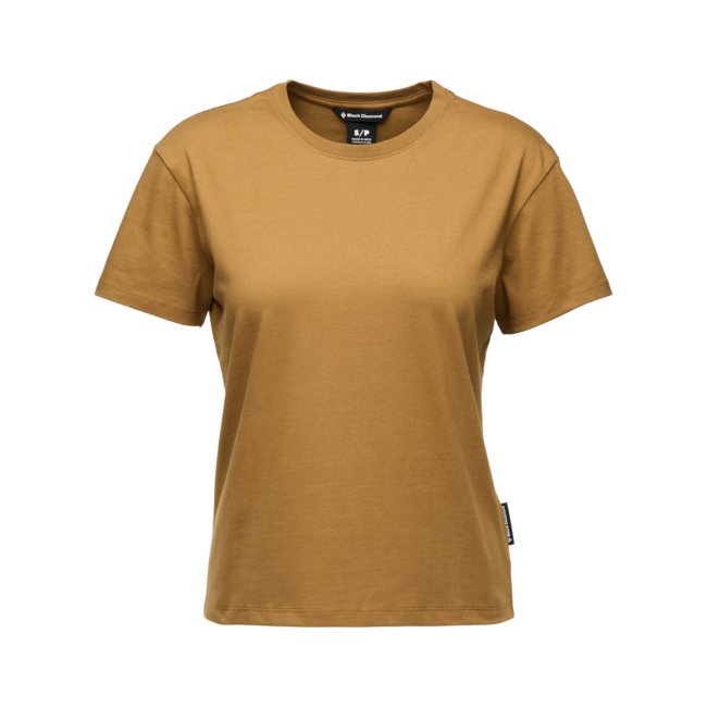 Black Diamond Women's Project T-Shirt, Dark Curry
