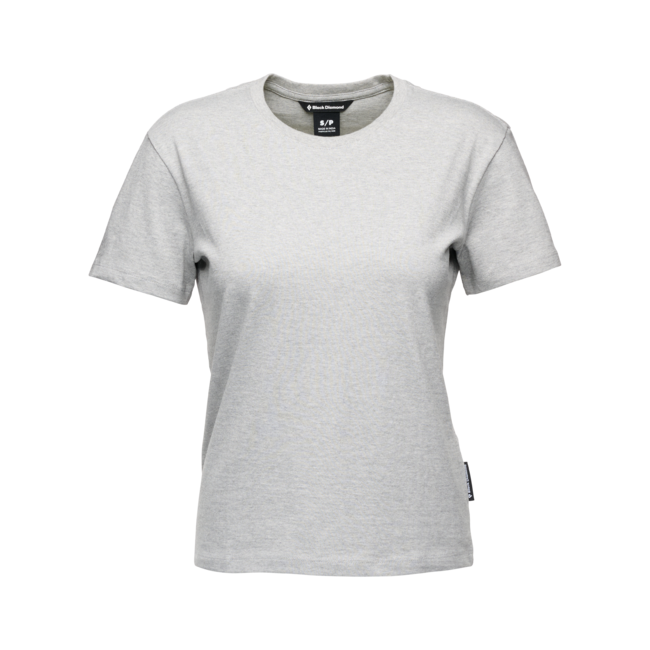 Black Diamond Women's Project T-Shirt, Nickel Heather