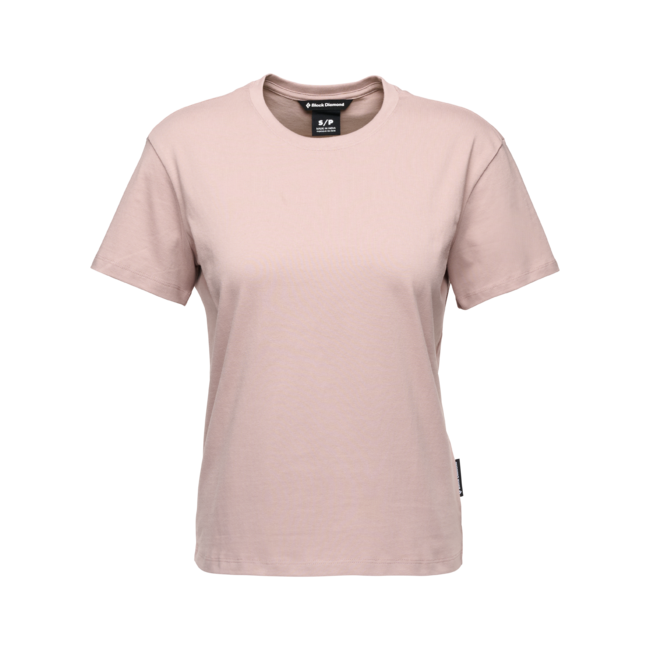 Black Diamond Women's Project T-Shirt, Pale Mauve