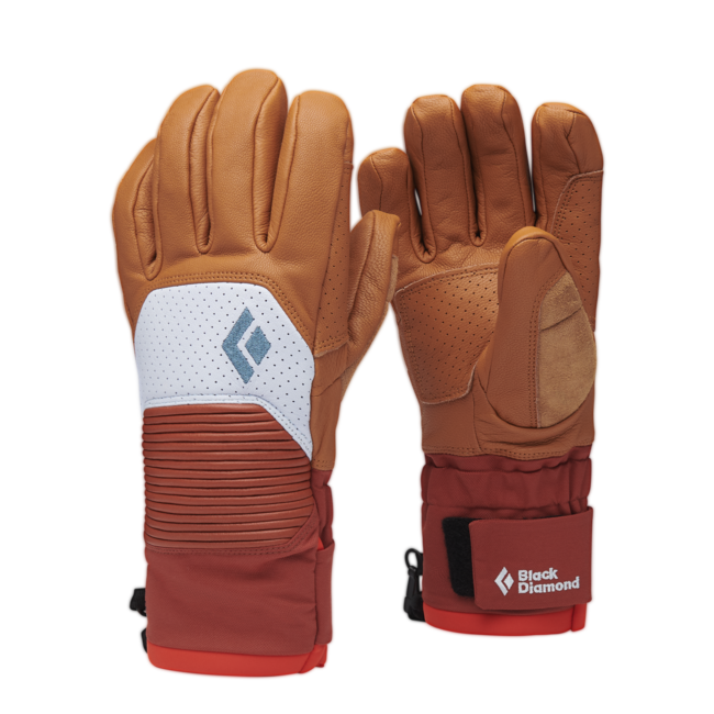 Black Diamond Impulse Women's Winter Gloves, Henna-Belay Blue