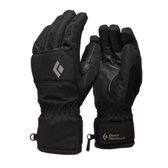 Black Diamond Mission women's winter gloves, black