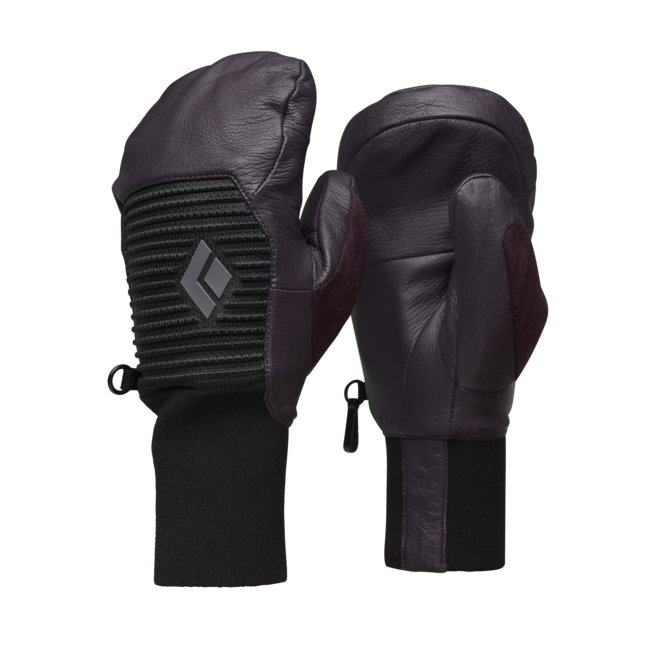 Black Diamond Session Knit Mitts Women's Winter Gloves, Burgundy