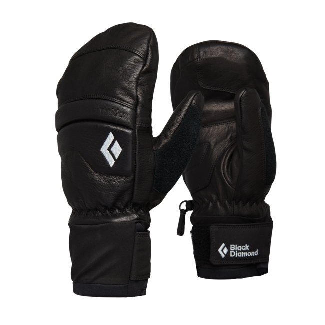 Black Diamond Spark Mitts Women's Winter Gloves, Black
