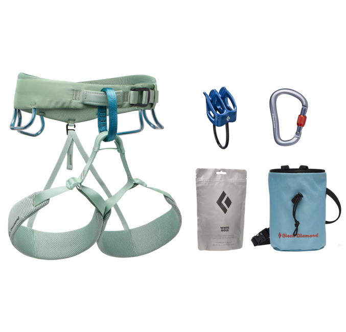 Black Diamond Women's Climbing Harness Set Momentum