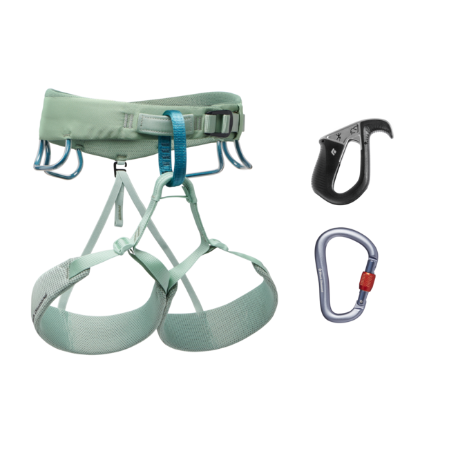 Black Diamond Women's Sitting Harness Set MomentuPilot