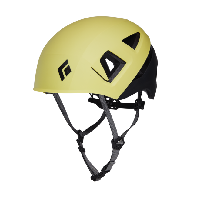 Black Diamond Captain Climbing Helmet, Lemon Grass-Black