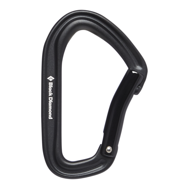 Black Diamond Hotforge Bent Gate Carabiner, Black
