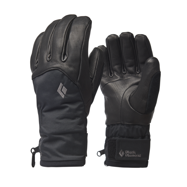 Black Diamond Legend Leather Gloves, Black