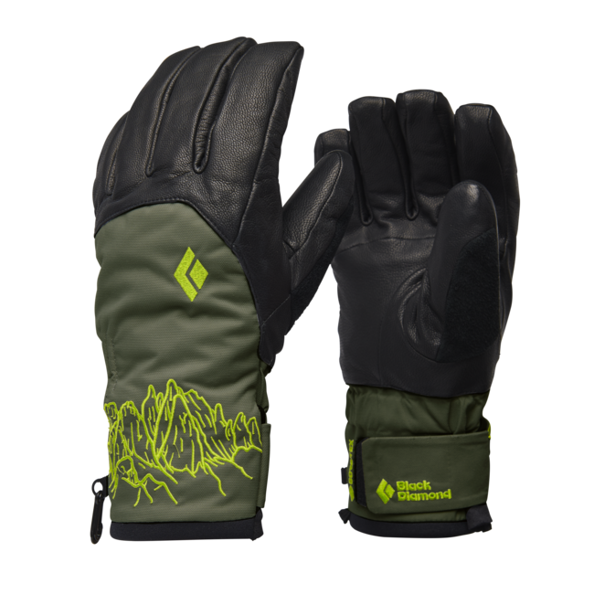 Black Diamond Legend Leather Gloves - John Jackson Edition, Black-Tundra