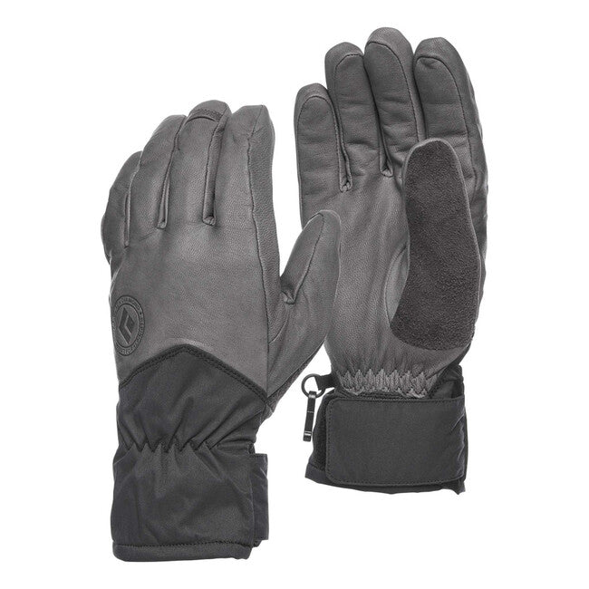 Black Diamond Tour Leather Gloves, Ash