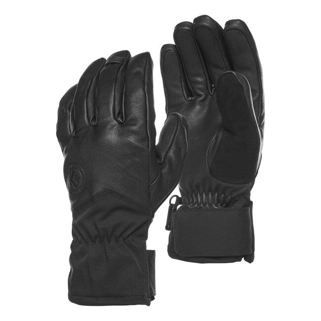 Black Diamond Tour Leather Gloves, Black