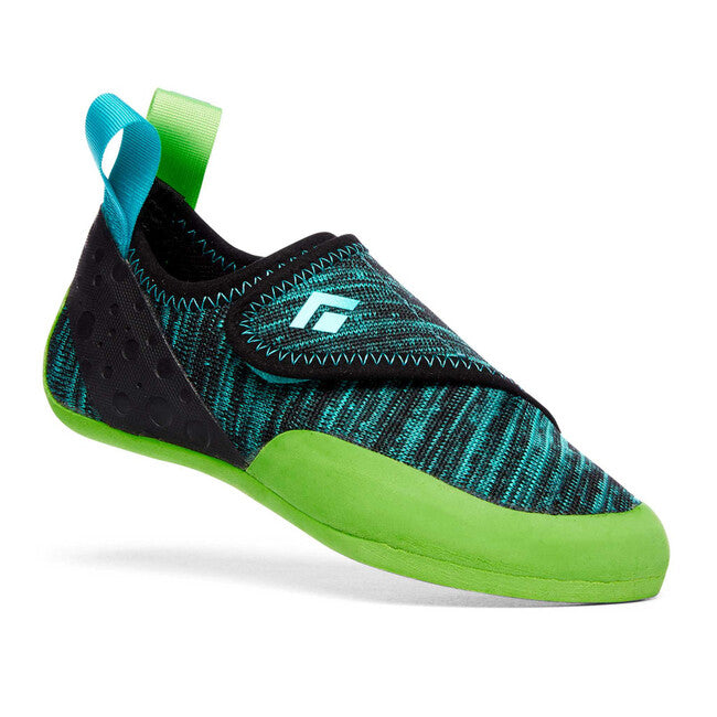 Black Diamond Momentum Kids Climbing Shoes, Envy Green