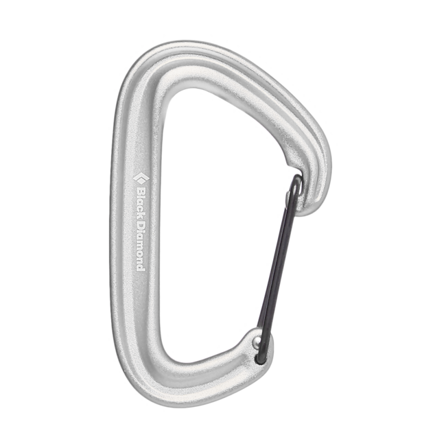 Black Diamond Litewire Carabiner, Light Gray