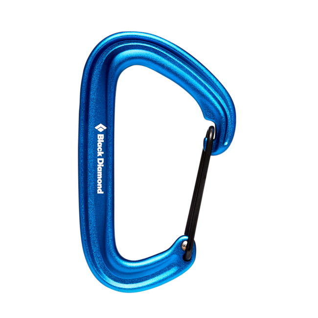 Black Diamond Litewire Carabiner, Blue