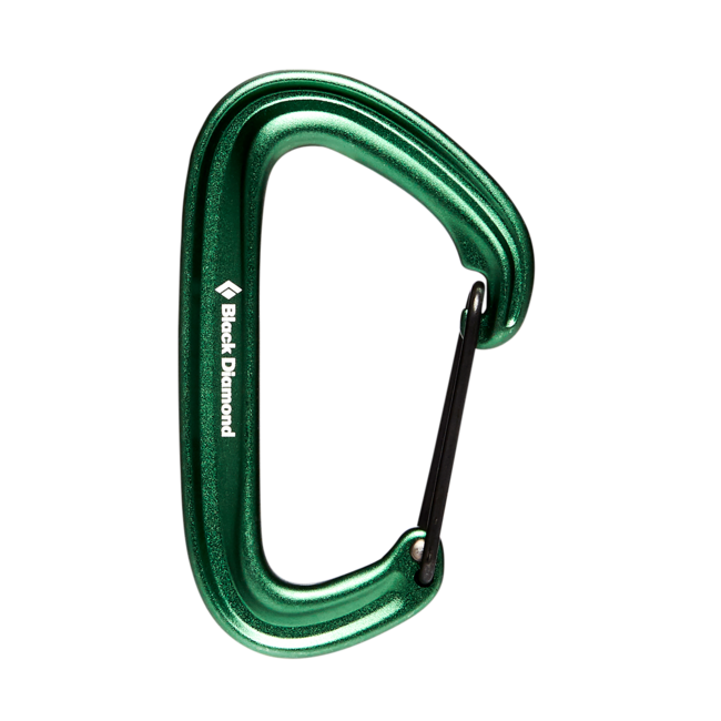 Black Diamond Litewire Carabiner, Green