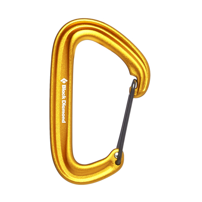 Black Diamond Litewire Carabiner, Yellow