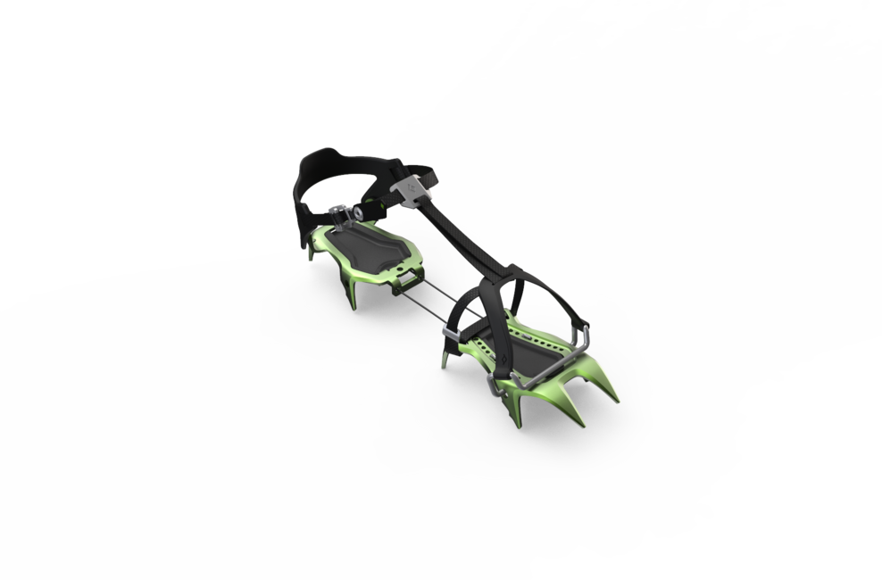 Black Diamond mačky Neve Strap Crampons, envy green