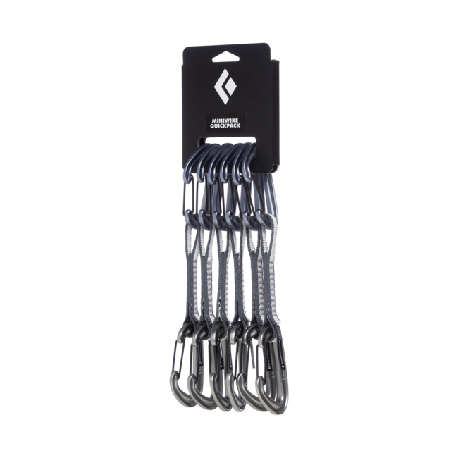 Black Diamond Miniwire Express Set 12 cm, 6-Pack