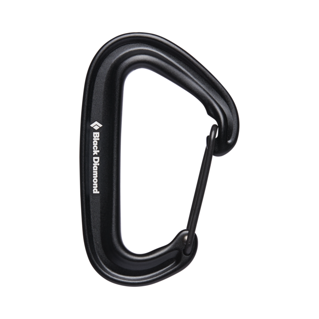 Black Diamond Miniwire Carabiner, Black