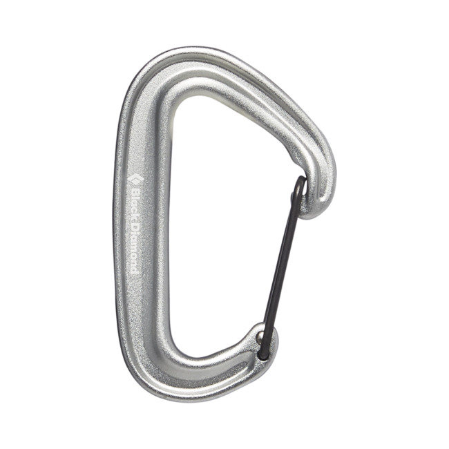 Black Diamond Miniwire Carabiner, Light Grey