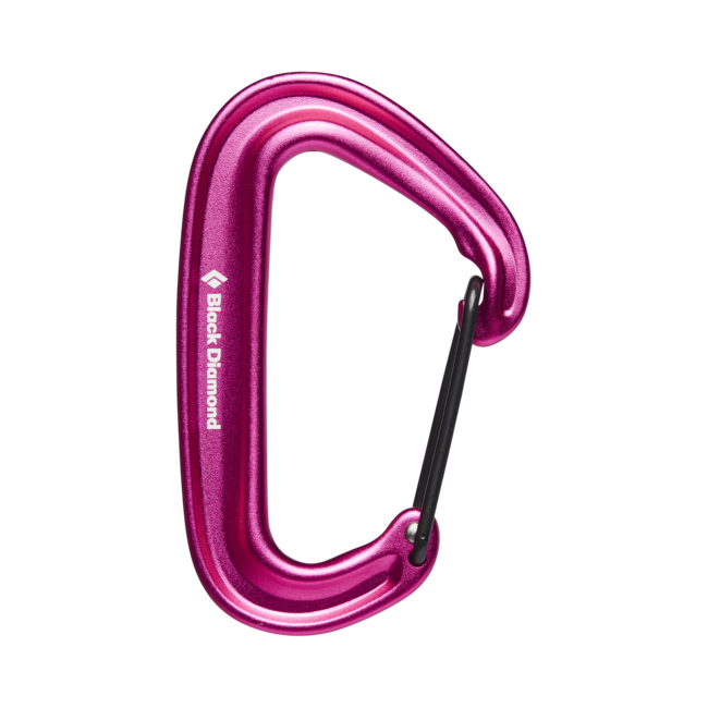 Black Diamond Miniwire Carabiner, Ultra Pink