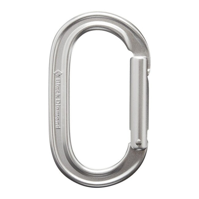 Black Diamond Oval Carabiner with Keylock, Polished