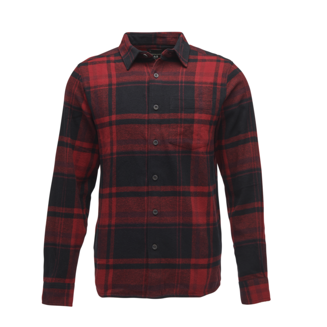 Black Diamond Project Flannel Men's Shirt, Red Rock-Black Plaid