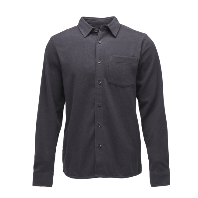 Black Diamond Project Flannel Men's Shirt, Steel Grey