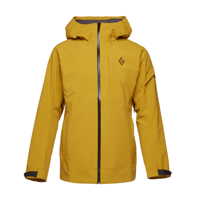 Black Men's Diamond Recon Stretch Ski Shell, Amber