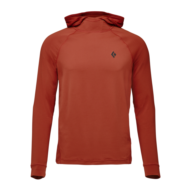 Black Diamond Alpenglow Women's Men's Hoodie, Burnt Sienna