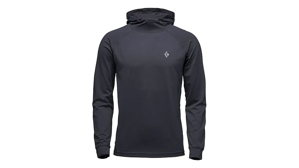 Black Diamond Alpenglow Women's Men's Hoodie, Black