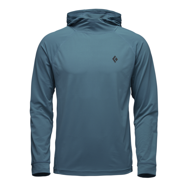 Black Diamond Alpenglow Women's Men's Hoodie, Creek Blue
