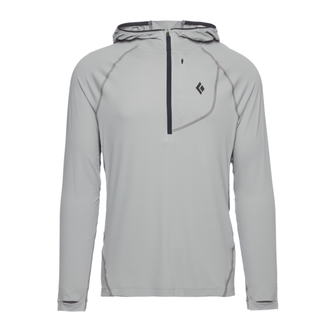 Black Diamond Alpenglow Pro Men's Hoodie Women's, Pewter
