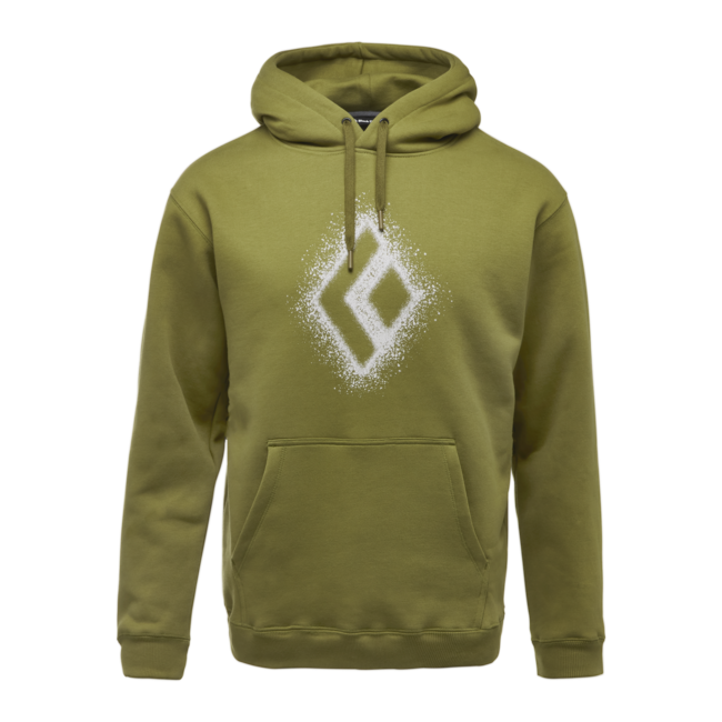 Black Diamond Women's Men's Hoodie Chalked Up 2.0, Camp Green