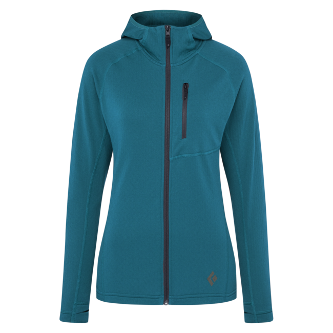 Black Diamond Coefficient Women's Men's Hoodie, Azurite