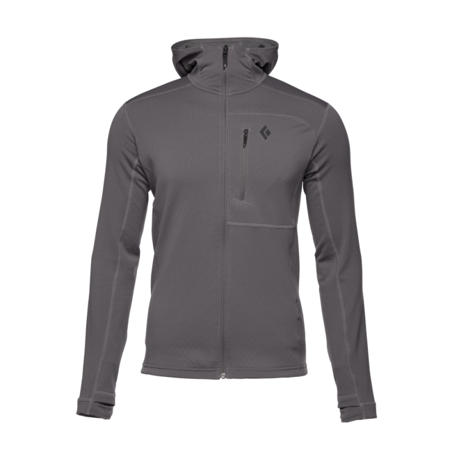 Black Diamond Coefficient Men's Hoodie, Granite