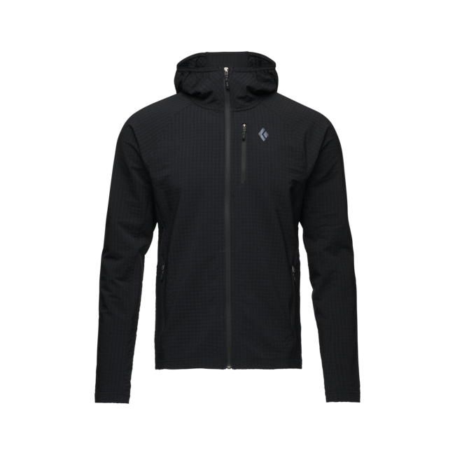 Black Diamond Coefficient Storm Women's Men's Hoodie, Black
