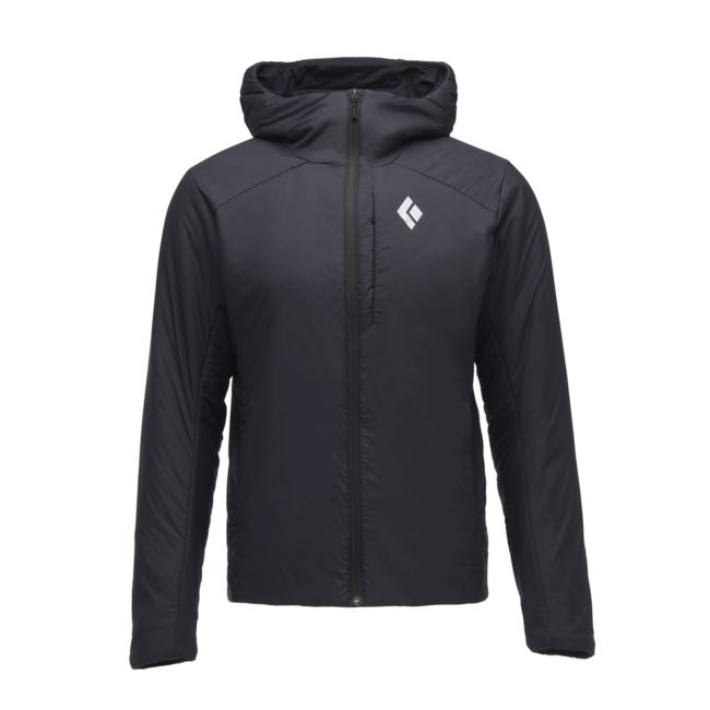 Black Diamond First Men's Light Stretch Hoodie, Black