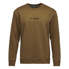 Black Diamond Heritage Wordmark men's sweatshirt, dark curry