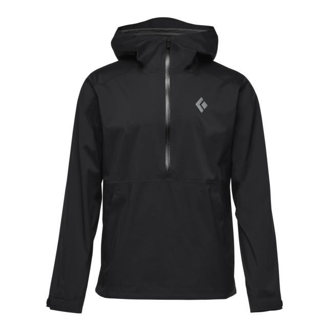 Black Men's Diamond Women's Stormline Stretch Anorak, Black