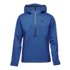 Black Diamond Stormline Stretch Anorak moška nepremočljiva jakna, drifter blue